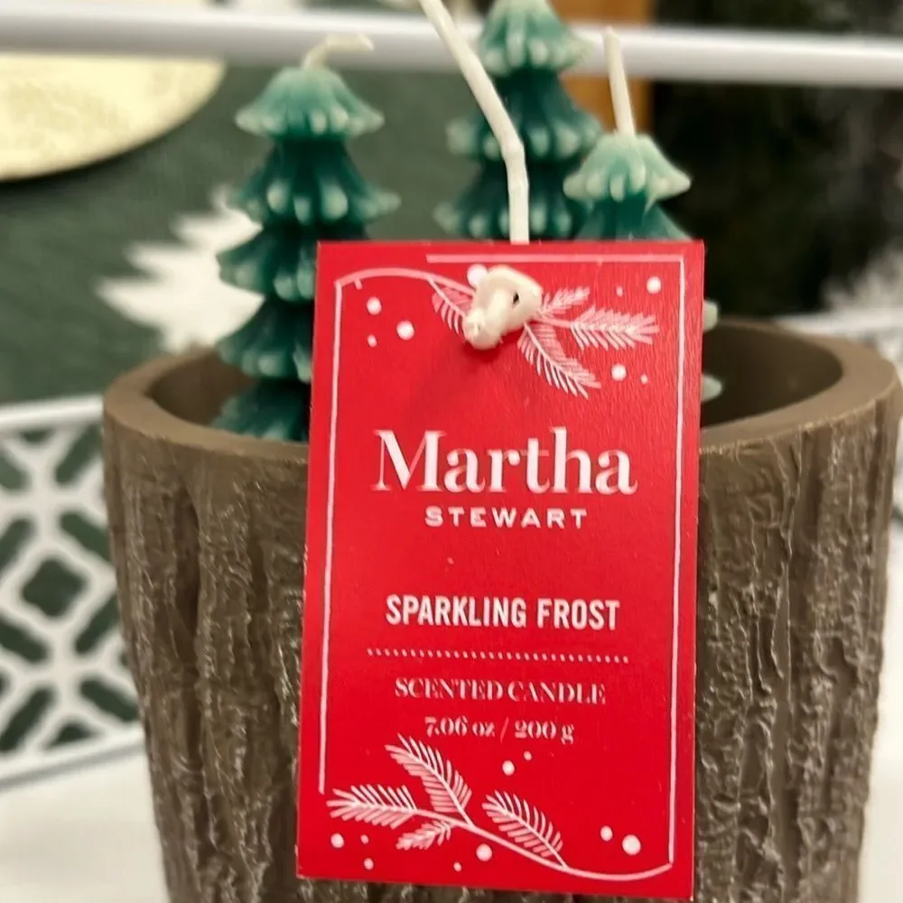 MARTHA STEWART SPARKLING FROST SCENTED CANDLE